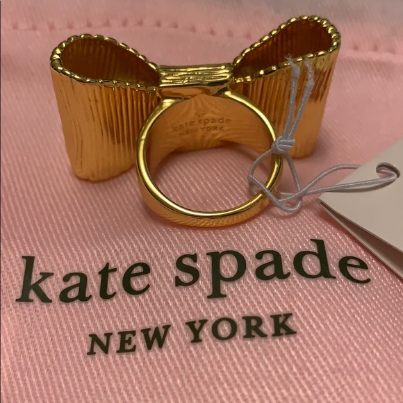 🛑SOLD🛑Kate Spade All Wrapped up Statement Ring ✨ - Picture 4 of 5